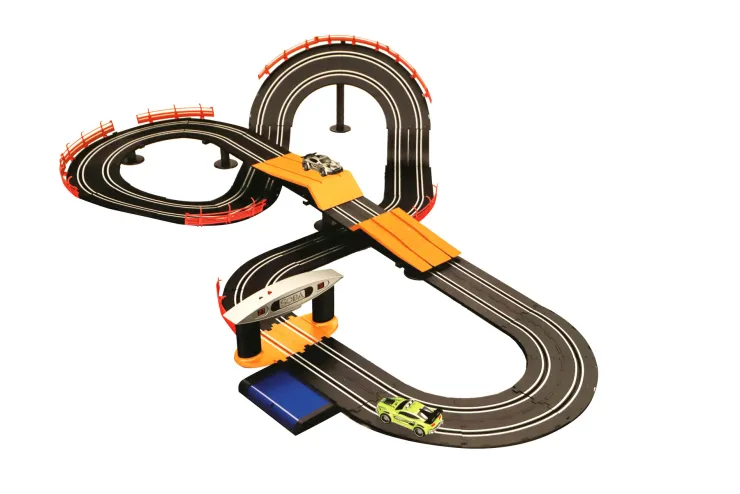 Hot Top Turbo 3en1 Piste De Course 2 Voitures USB Véhicules