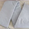 Clearance Tour de lit Chambray gris Linge De Lit