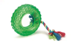 Hot Tpr roue avec corde vert 15 cm Jouets