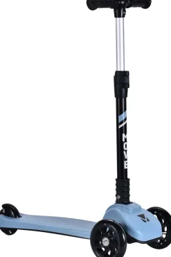 Online Tri-Scoot Pastel Blue Lights - Trottinette 3 roues - Roues lumineuses - Pliable - Bleu Vélo Et Conduite
