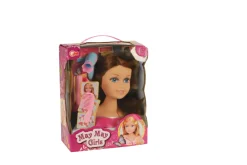 Online Tête coiffure brun Poupées Et Peluches