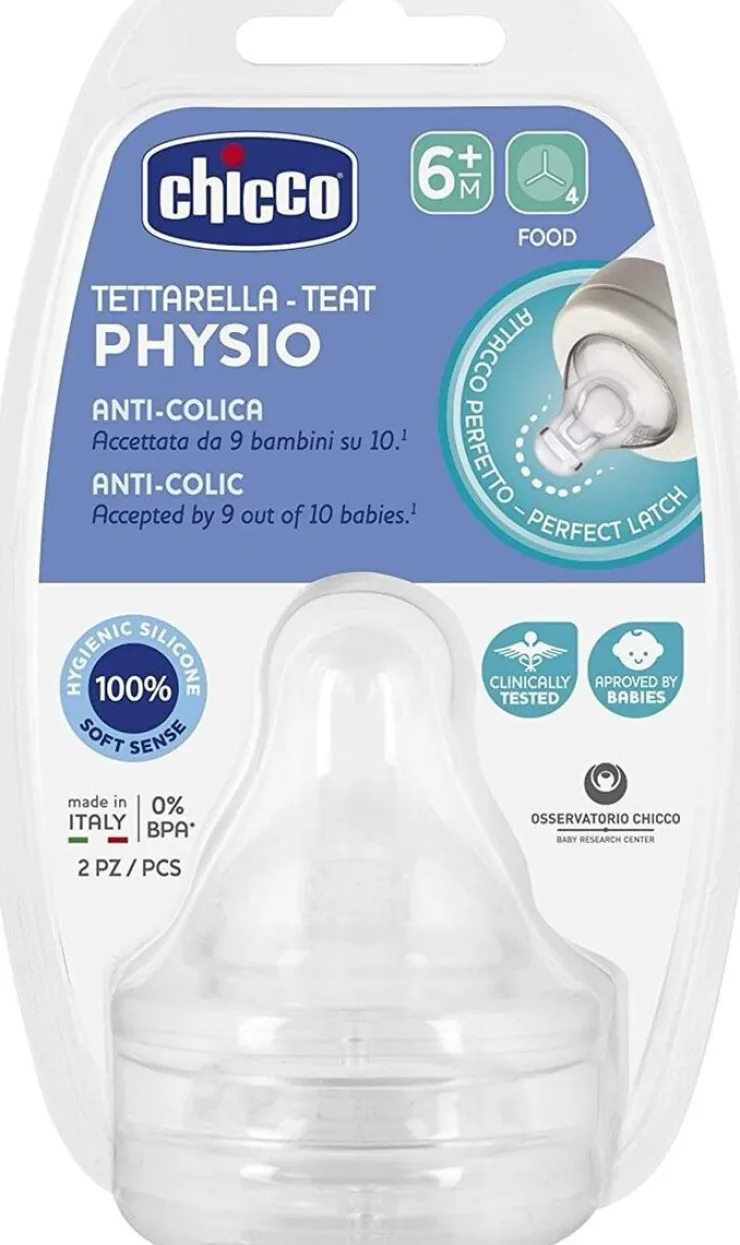 Best Tétine Phystiologiques Anti-Coliques silicone 6M+ x2 Allaitement Au Biberon