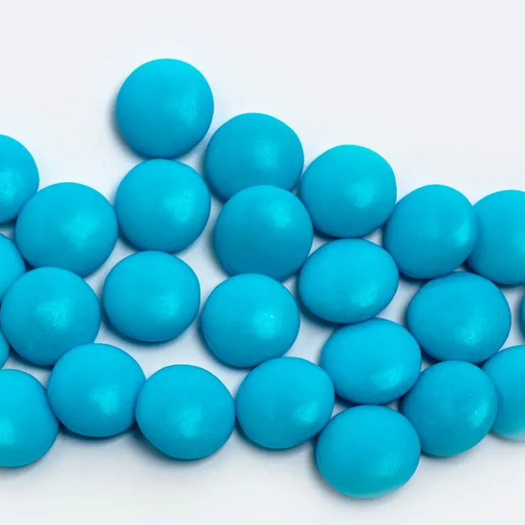 Online mini confetti turkoois glossy 1 kg Dragées
