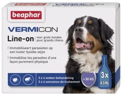 New Vermicon Line-On grand chien 3x4,5 ml Soins