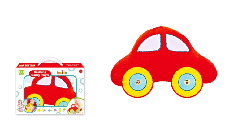 Outlet Voiture en peluche rouge Peluches Et Câlins|Peluches Et Câlins