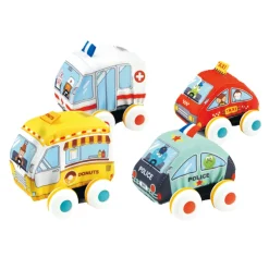 Voiture en péluche - 4 pièces Jouets Interactifs|Jouets Interactifs