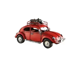Hot Voiture Rouge Métal Décoratif Statues, Figurines Et Maisons