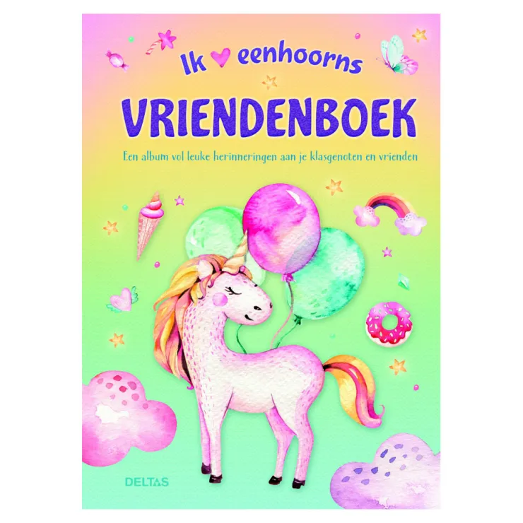 Outlet Vriendenboek eenhoorn Livres D'amis En Journals Intimes