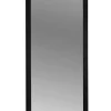 Outlet Arcadia Miroir de porte 120x30 cm - Noir Miroirs