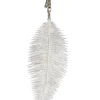 New 6x épingle avec plume blanc Décoration De Sapin